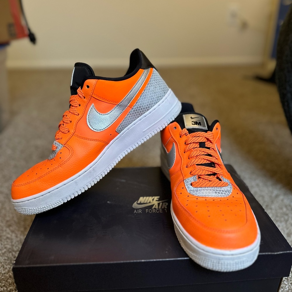 Nile AF1 3M Total Orange - Mens US 11 (Women’s 12.5)